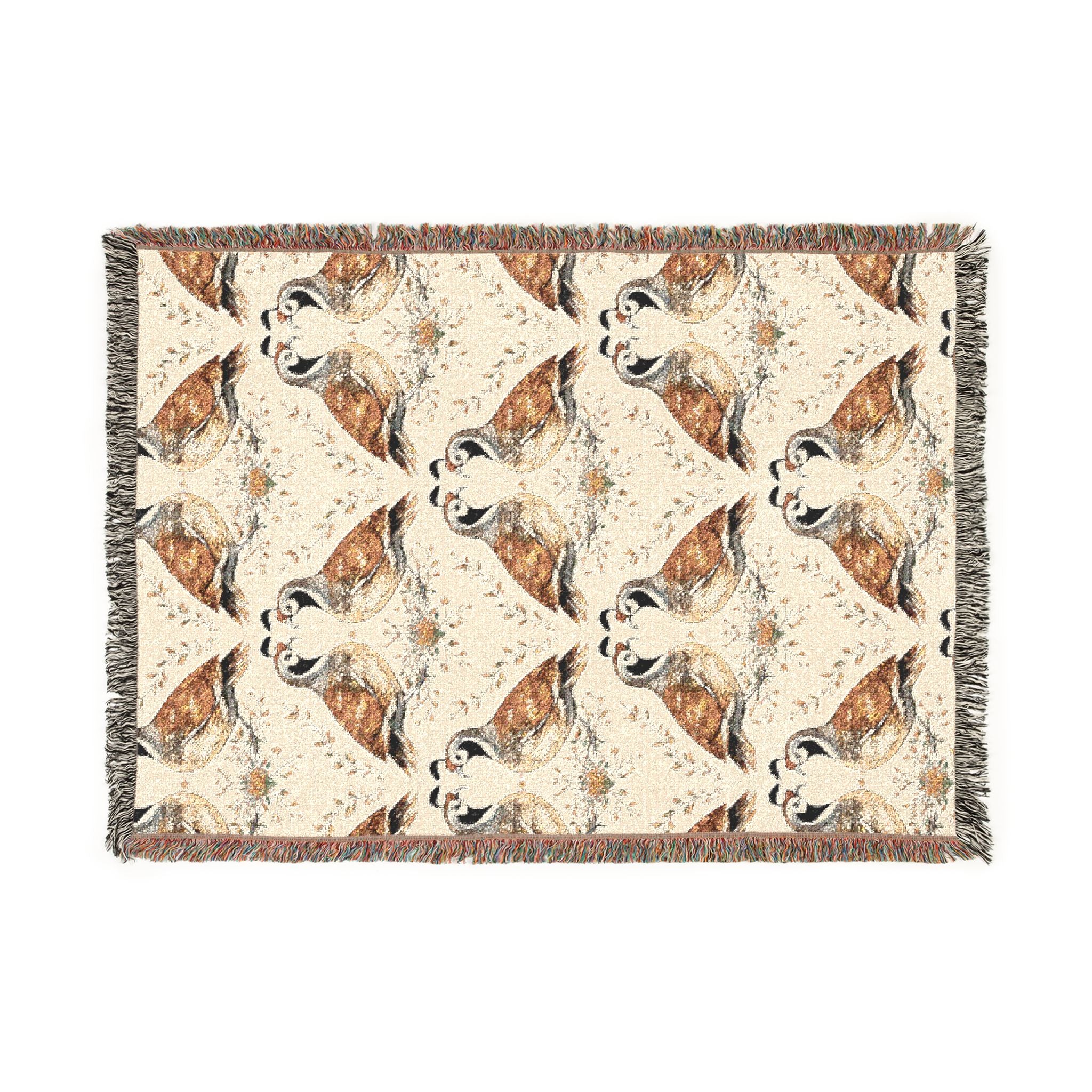 Woven Blanket — Can't Quail My Love Throw