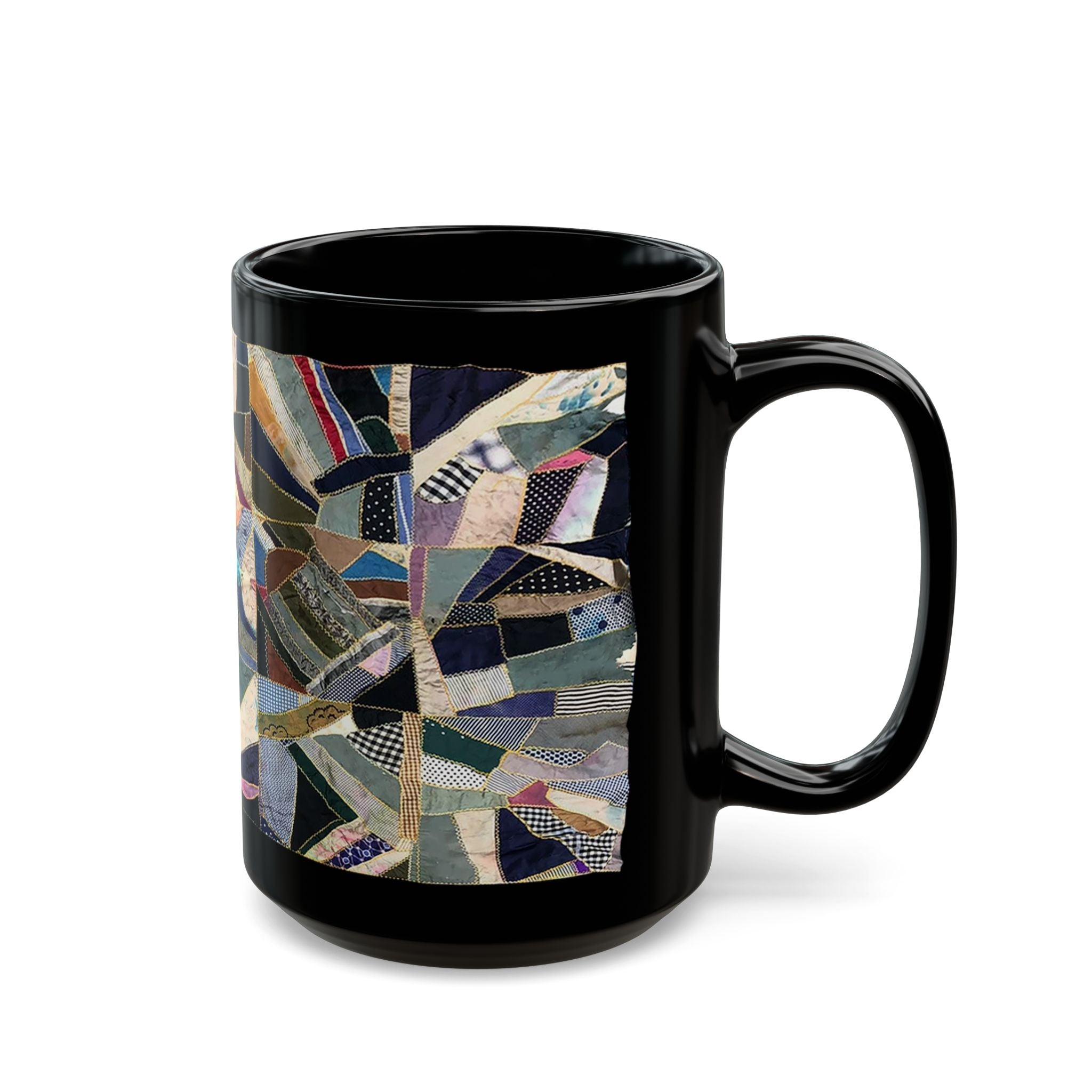 Patchwork Quilt Ceramic Coffee Mug