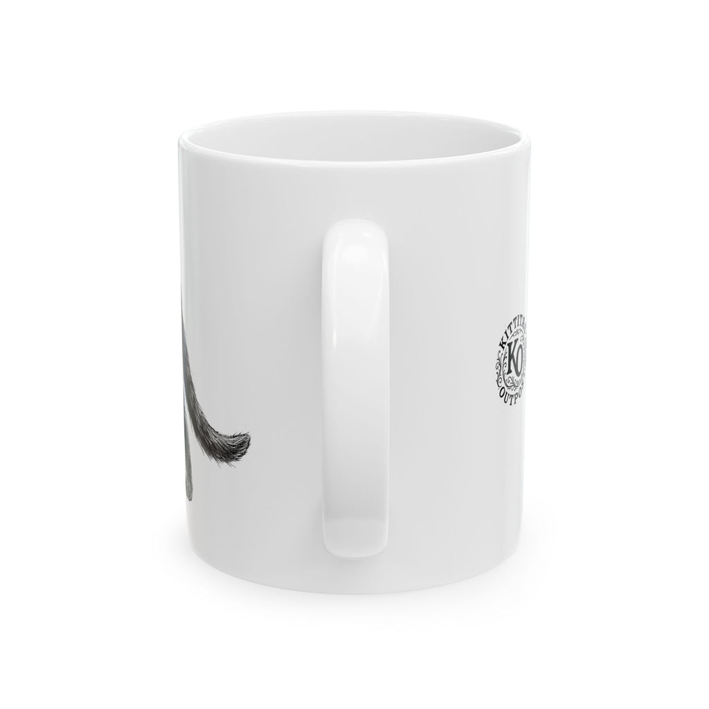 Black Cat Ceramic Mug — Black Cat Coffee Cup (11oz & 15oz)