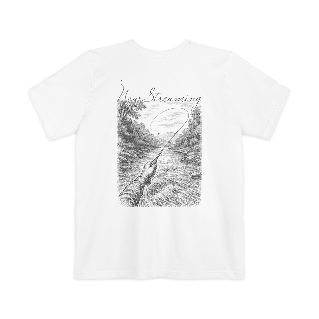 Pocket T-Shirt — Now Streaming Graphic Tee