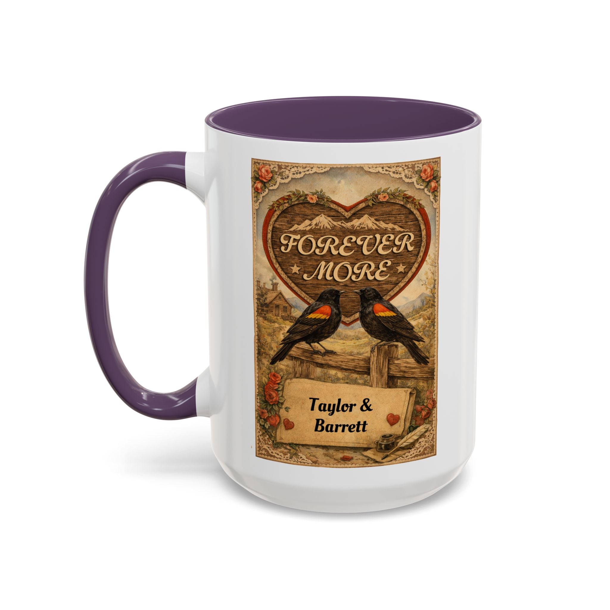Valentine's Day "Forever More" 11/15 oz Ceramic Coffee Mug