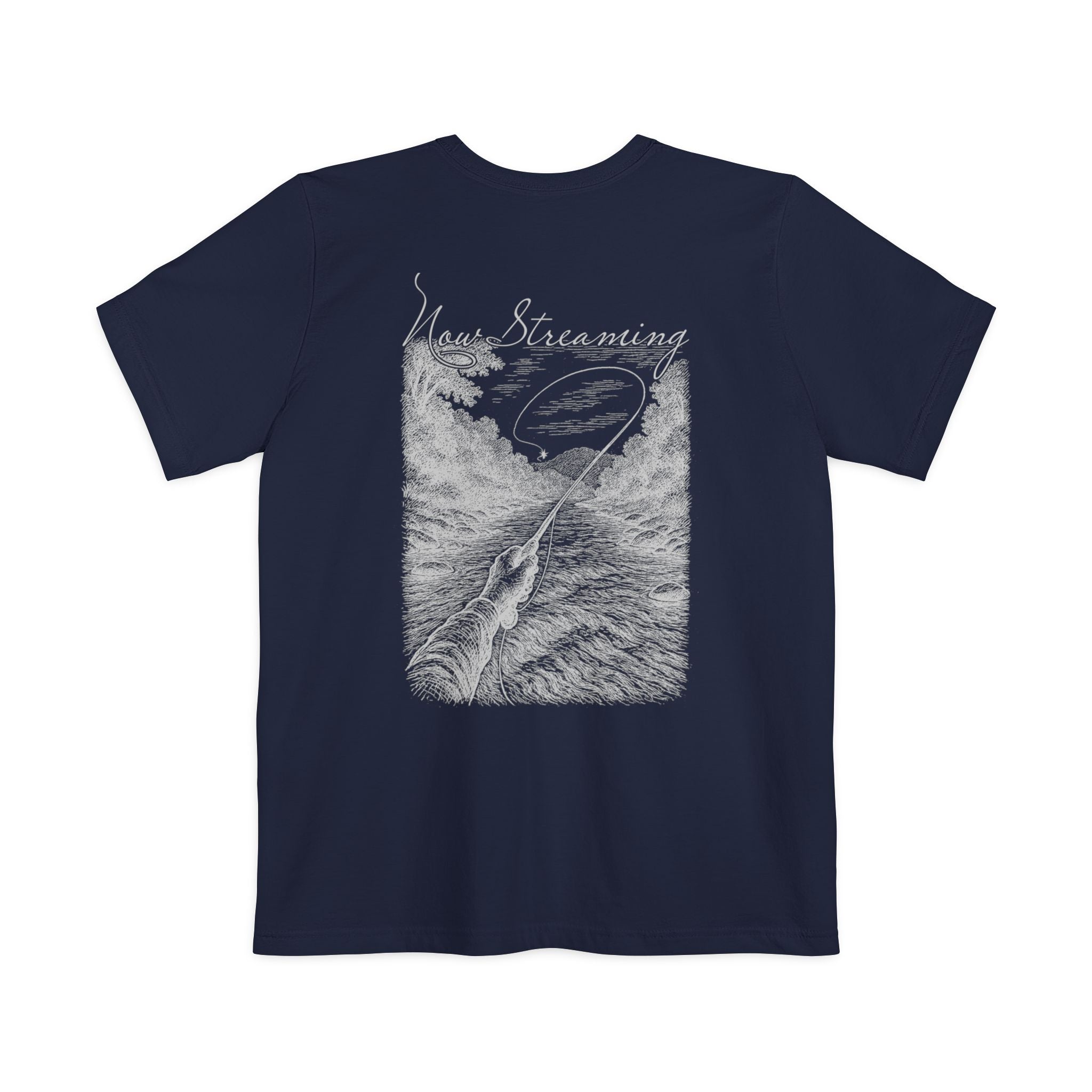 Pocket T-Shirt — Now Streaming Graphic Tee