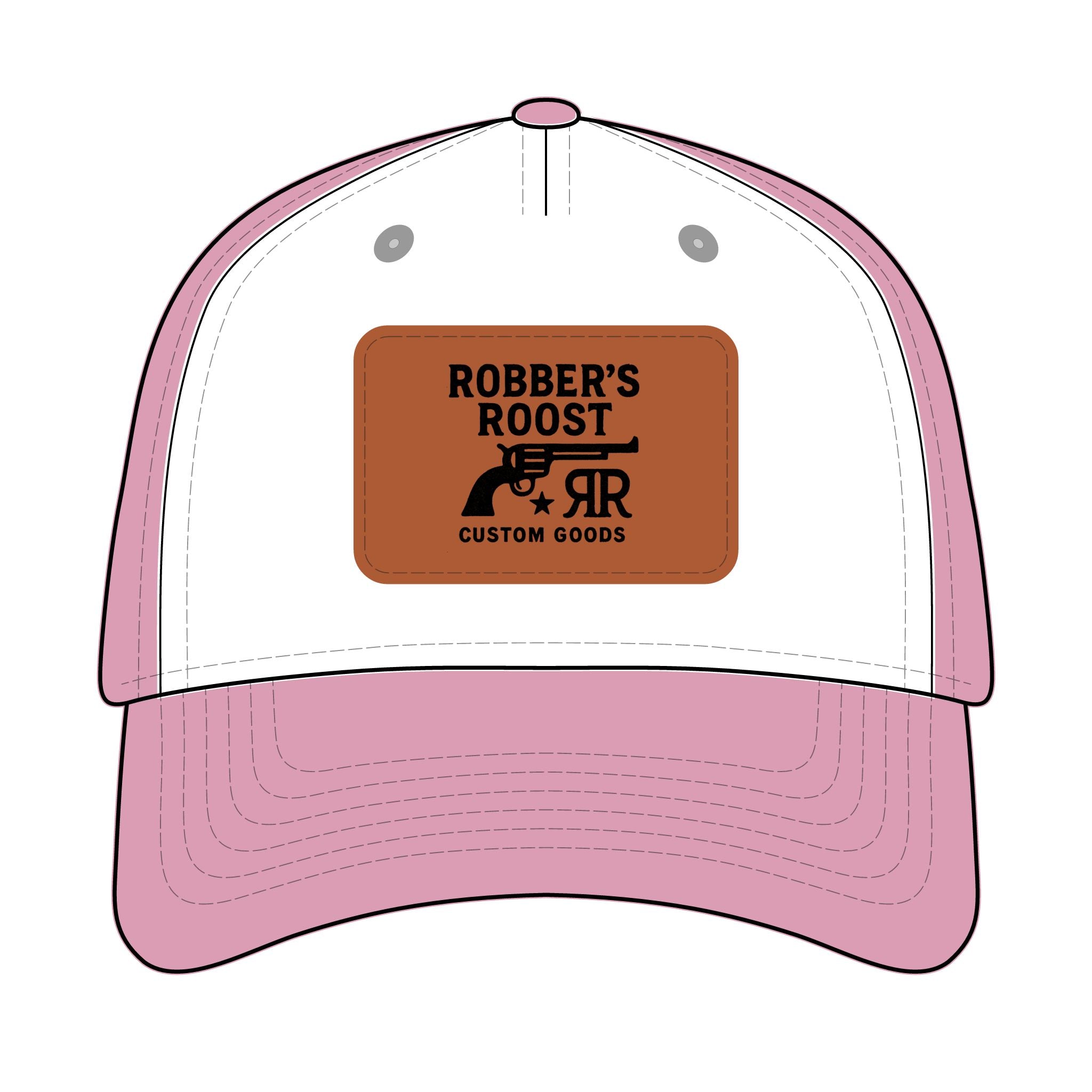 Leather Patch Baseball Cap - Robber's Roost