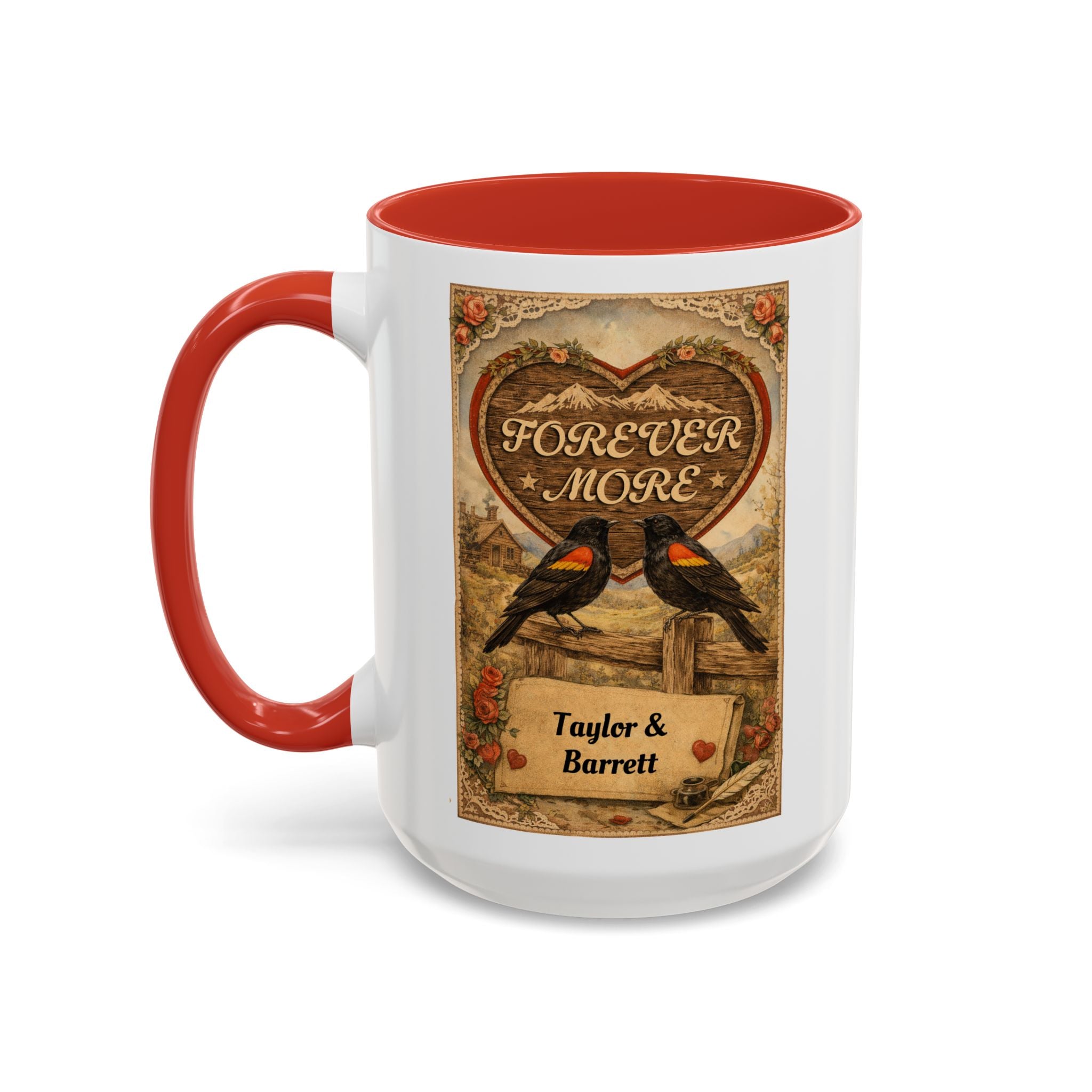Valentine's Day "Forever More" 11/15 oz Ceramic Coffee Mug