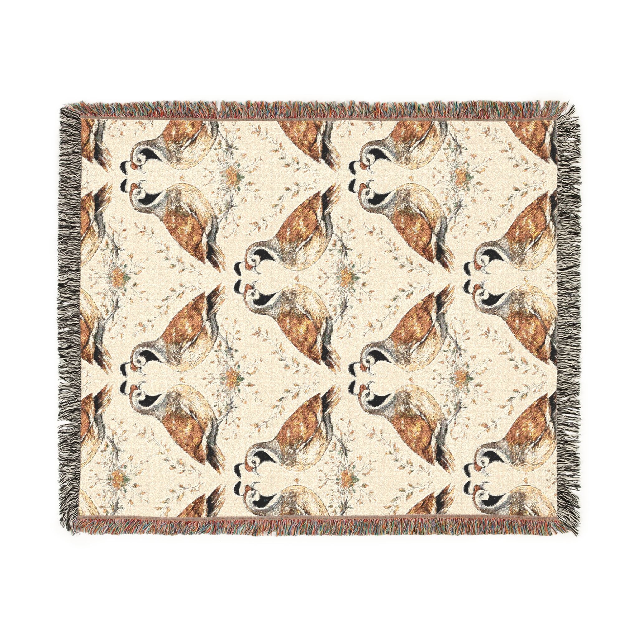 Woven Blanket — Can't Quail My Love Throw