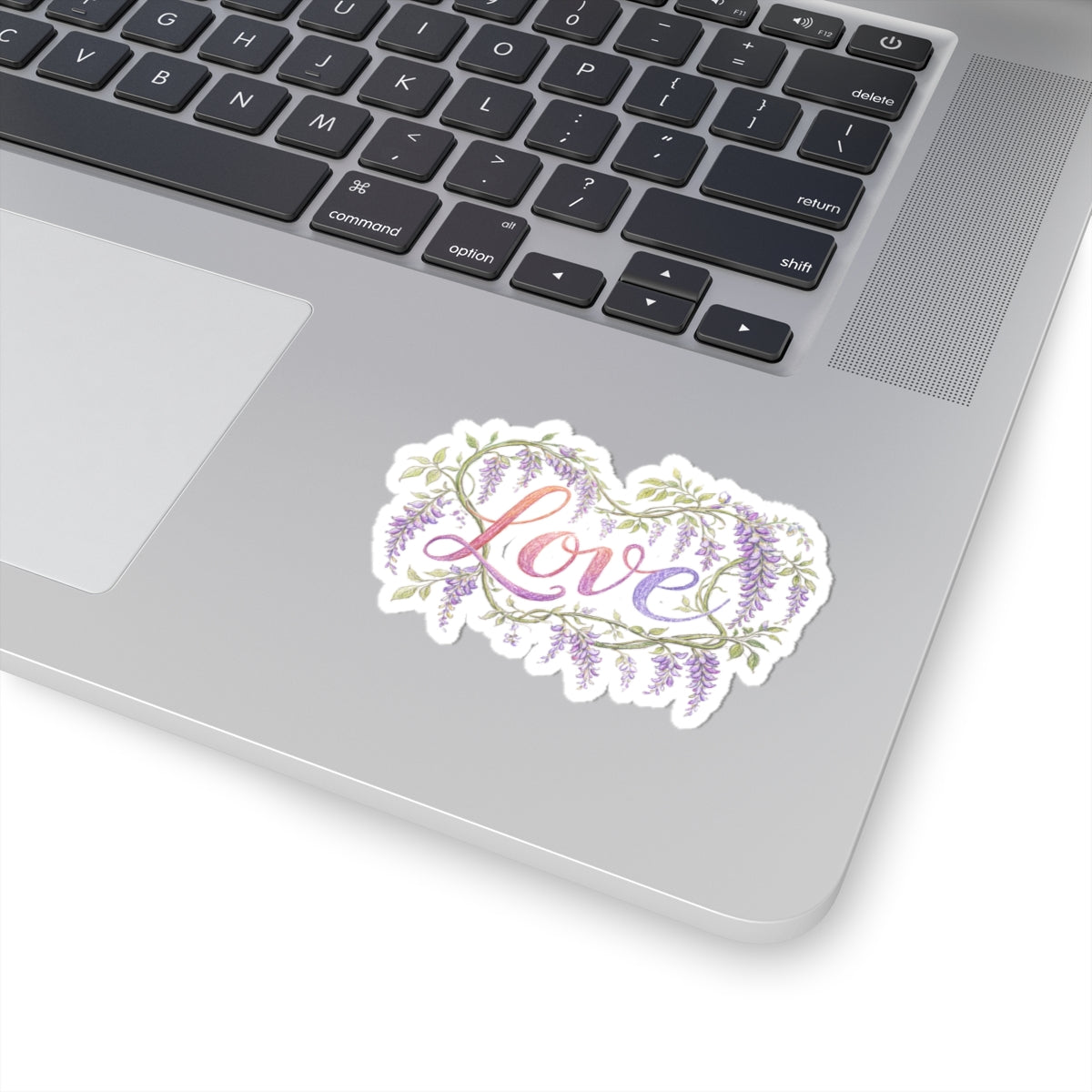 Wisteria Love Kiss-Cut Sticker