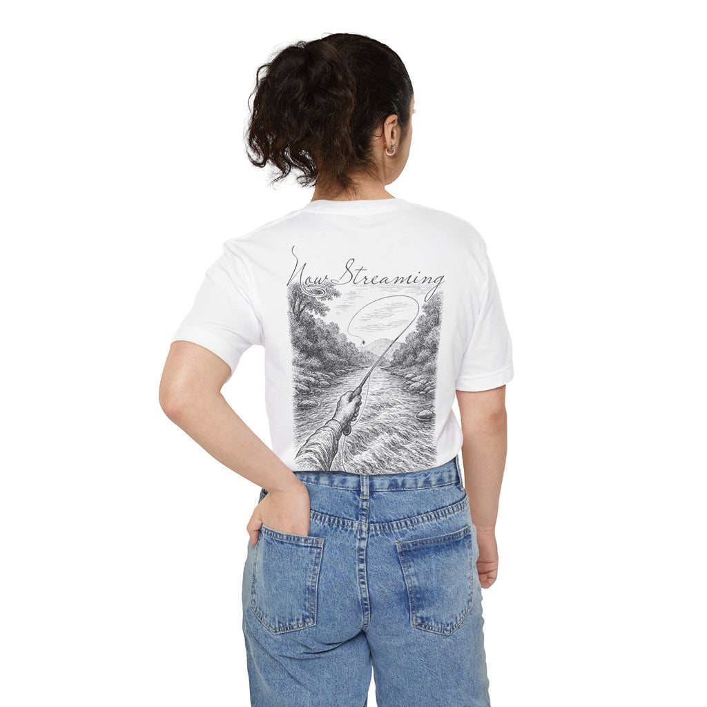 Pocket T-Shirt — Now Streaming Graphic Tee