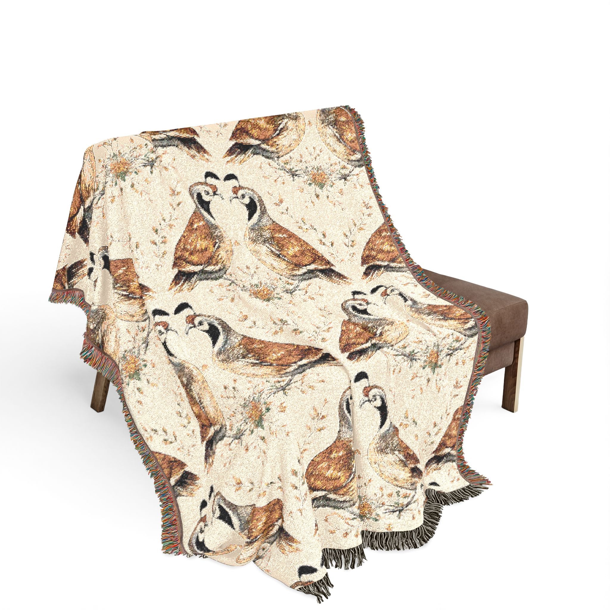 Woven Blanket — Can't Quail My Love Throw