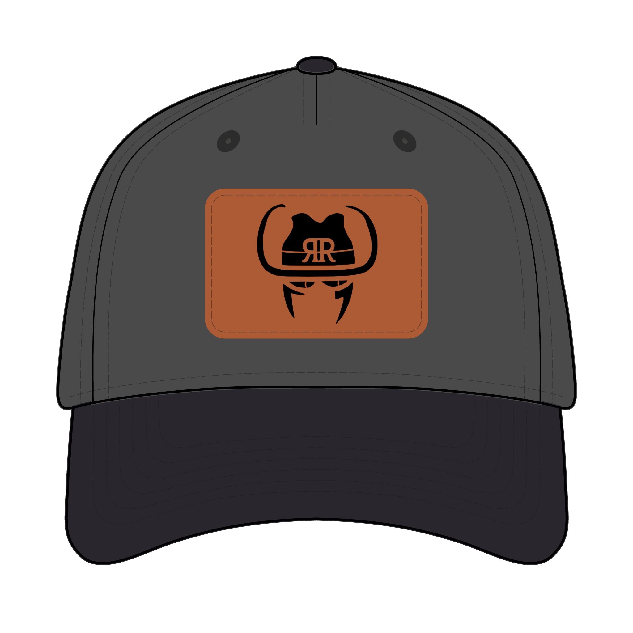 Leather Patch Baseball Cap - Robber's Roost Logo