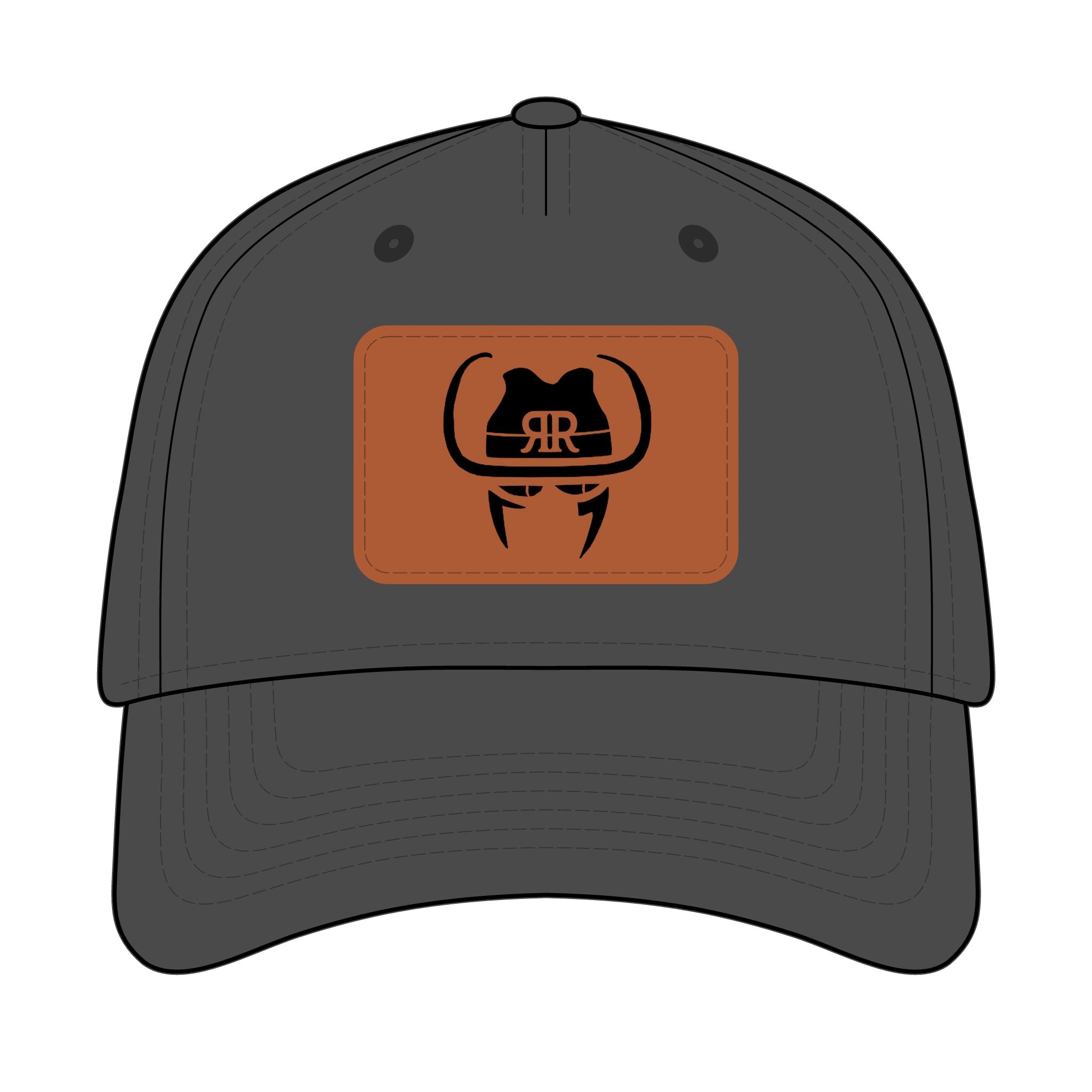 Leather Patch Baseball Cap - Robber's Roost Logo