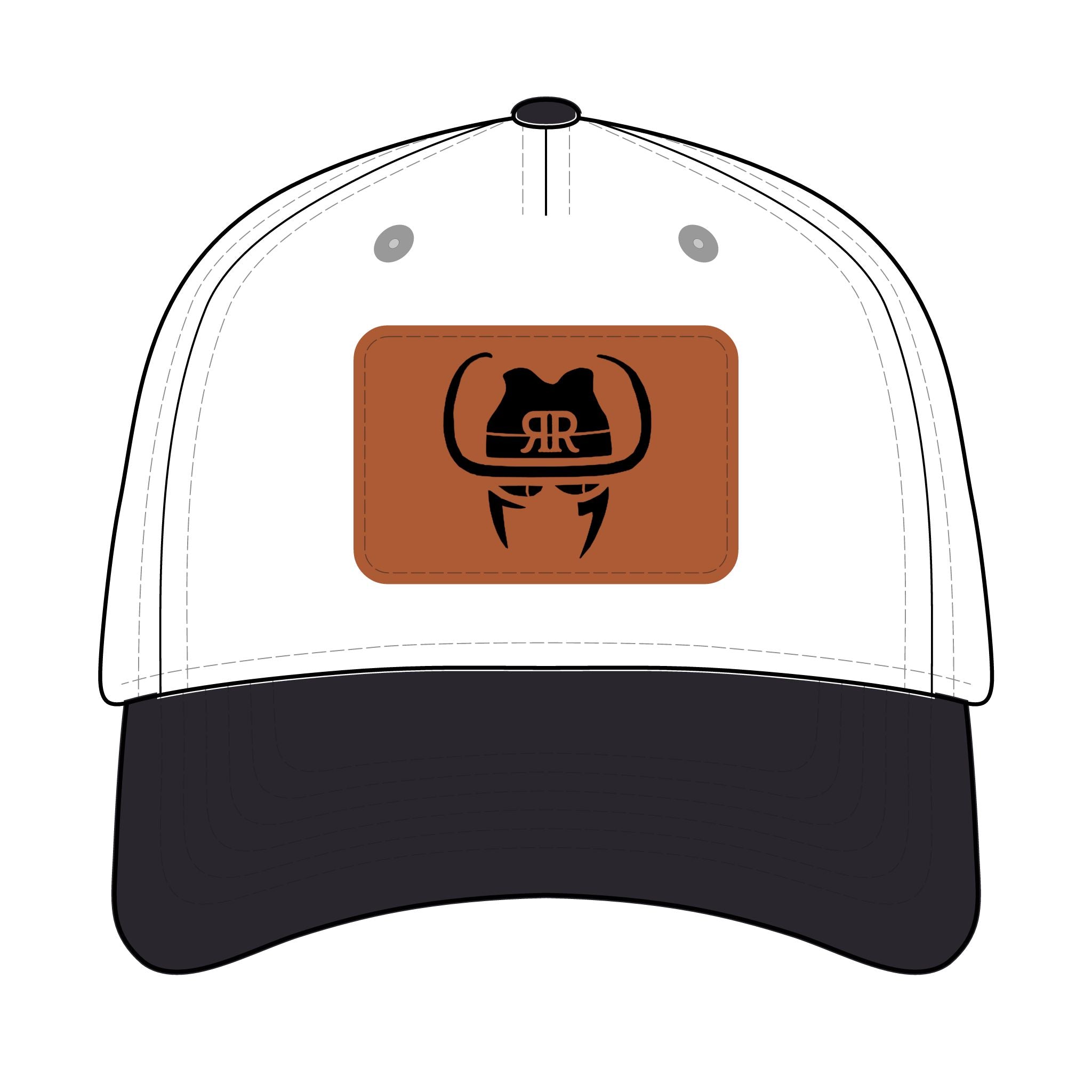 Leather Patch Baseball Cap - Robber's Roost Logo