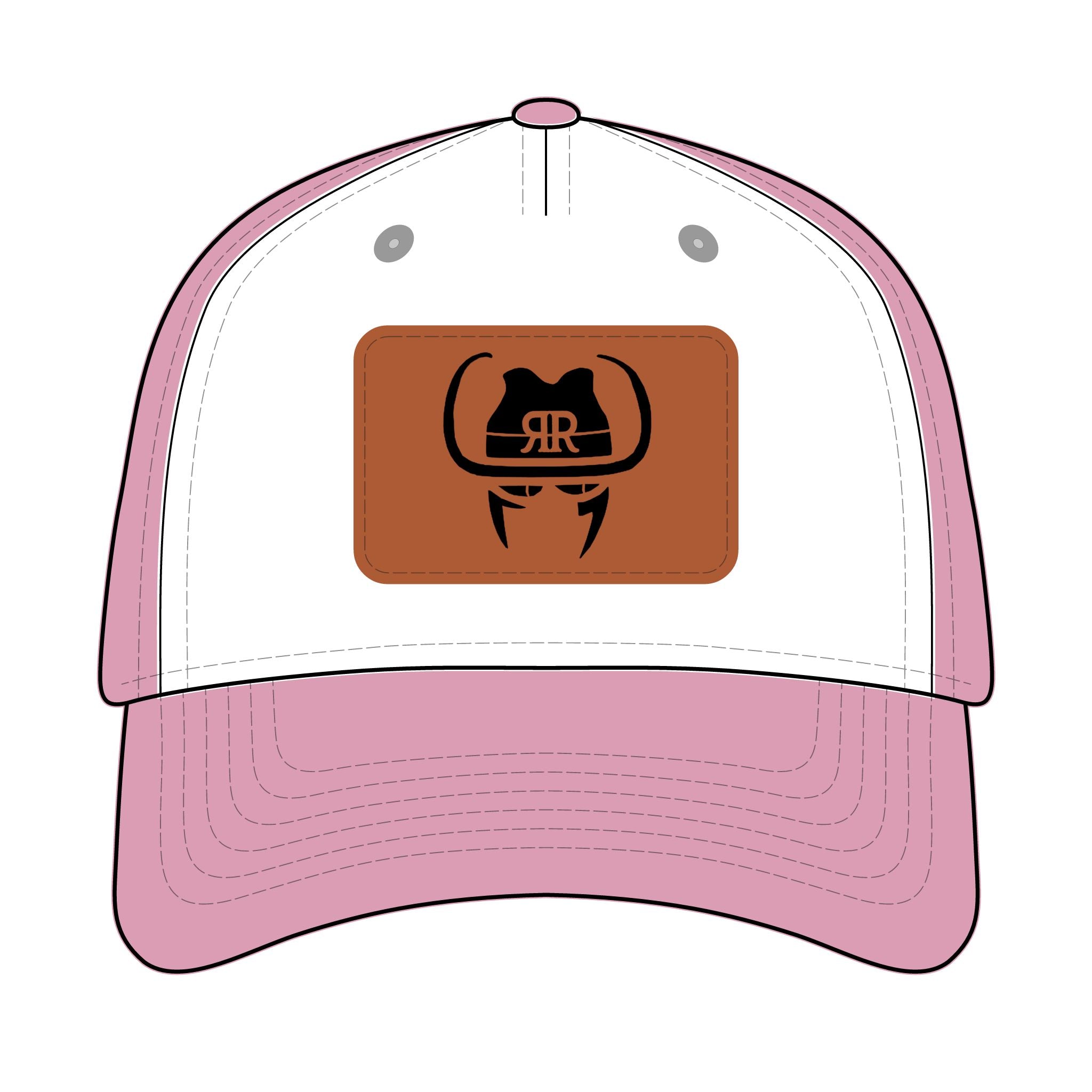 Leather Patch Baseball Cap - Robber's Roost Logo