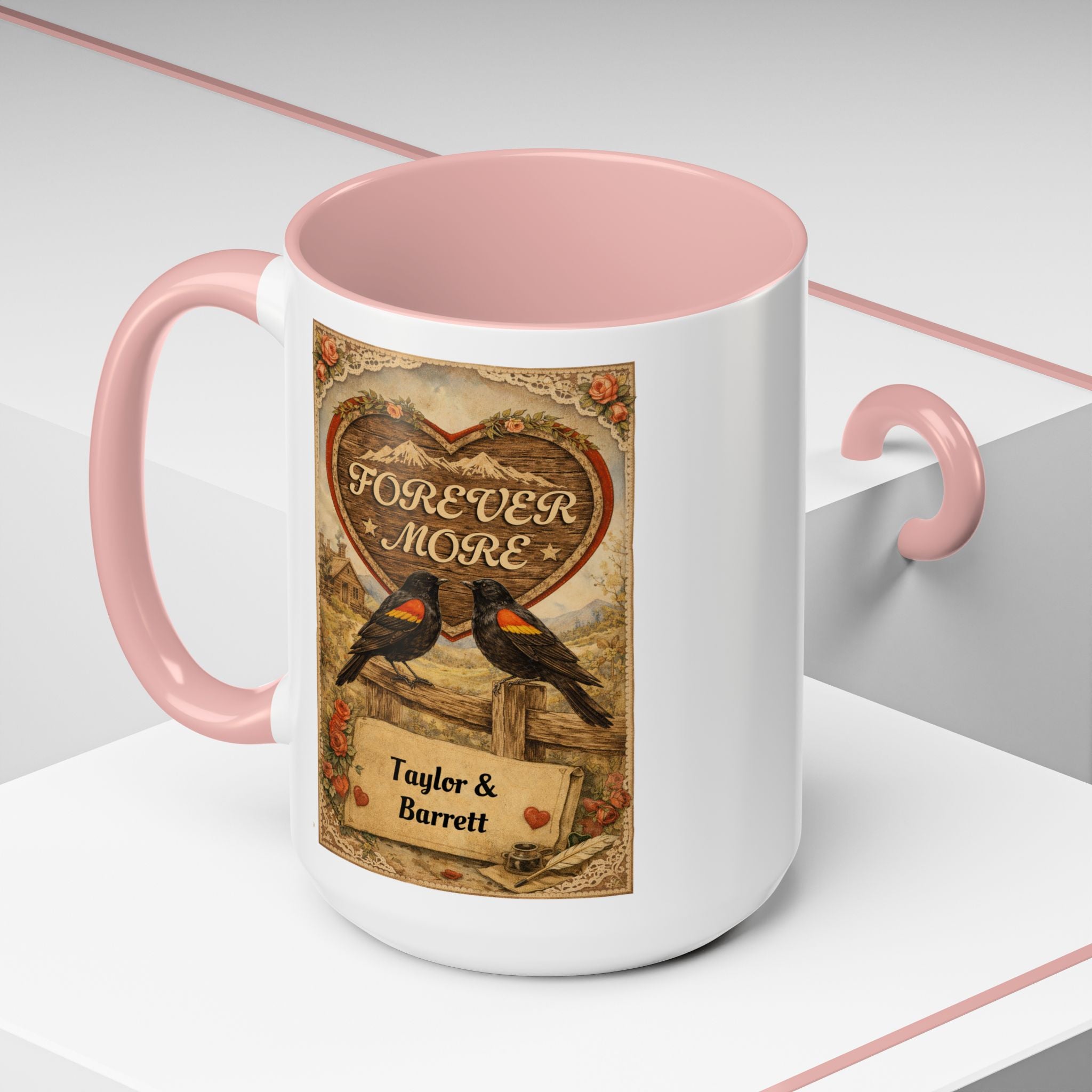 Valentine's Day "Forever More" 11/15 oz Ceramic Coffee Mug