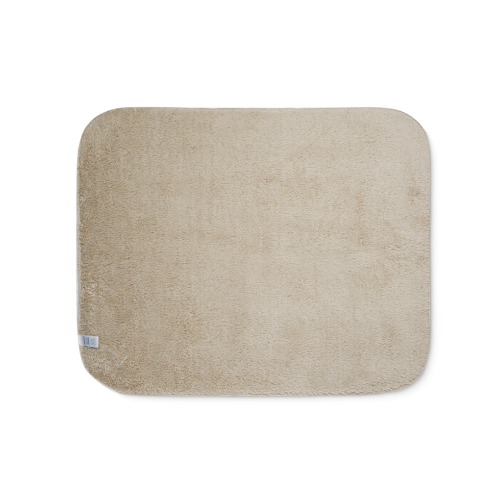 Cozy Reversible Sherpa Blanket – Two-Color Faux Fur Throw Hearts and Antlers