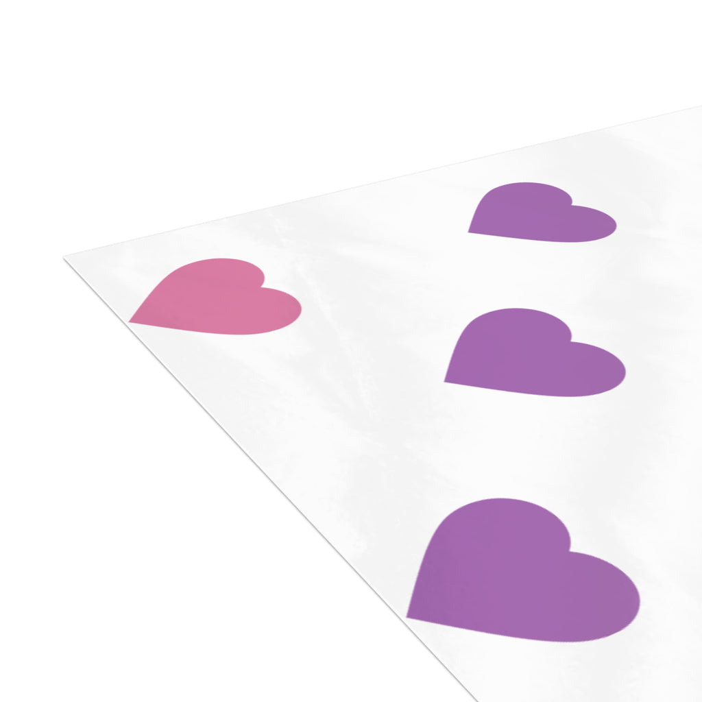 Rainbow Hearts Valentine's Day Cards - Postcard Bundles (envelopes included)