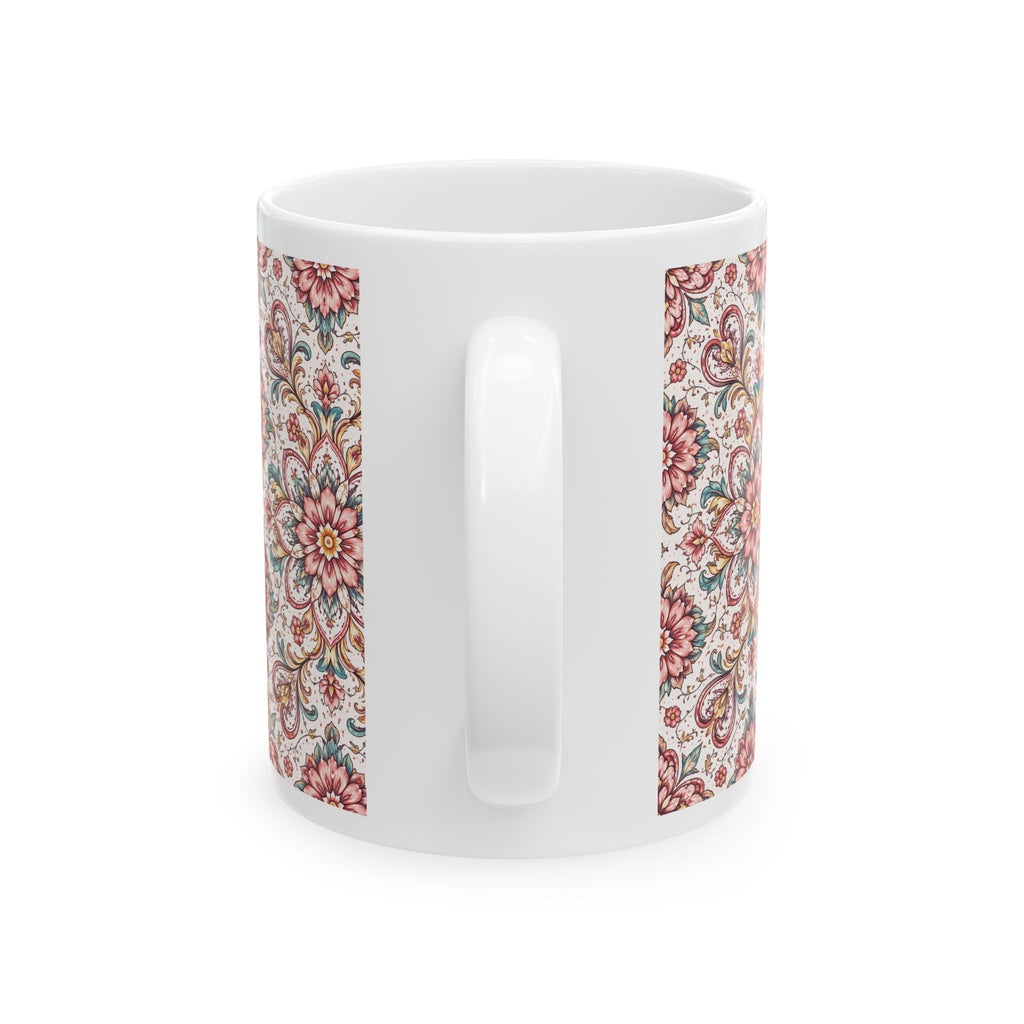 Floral Pattern Ceramic Mug (11oz & 15oz)