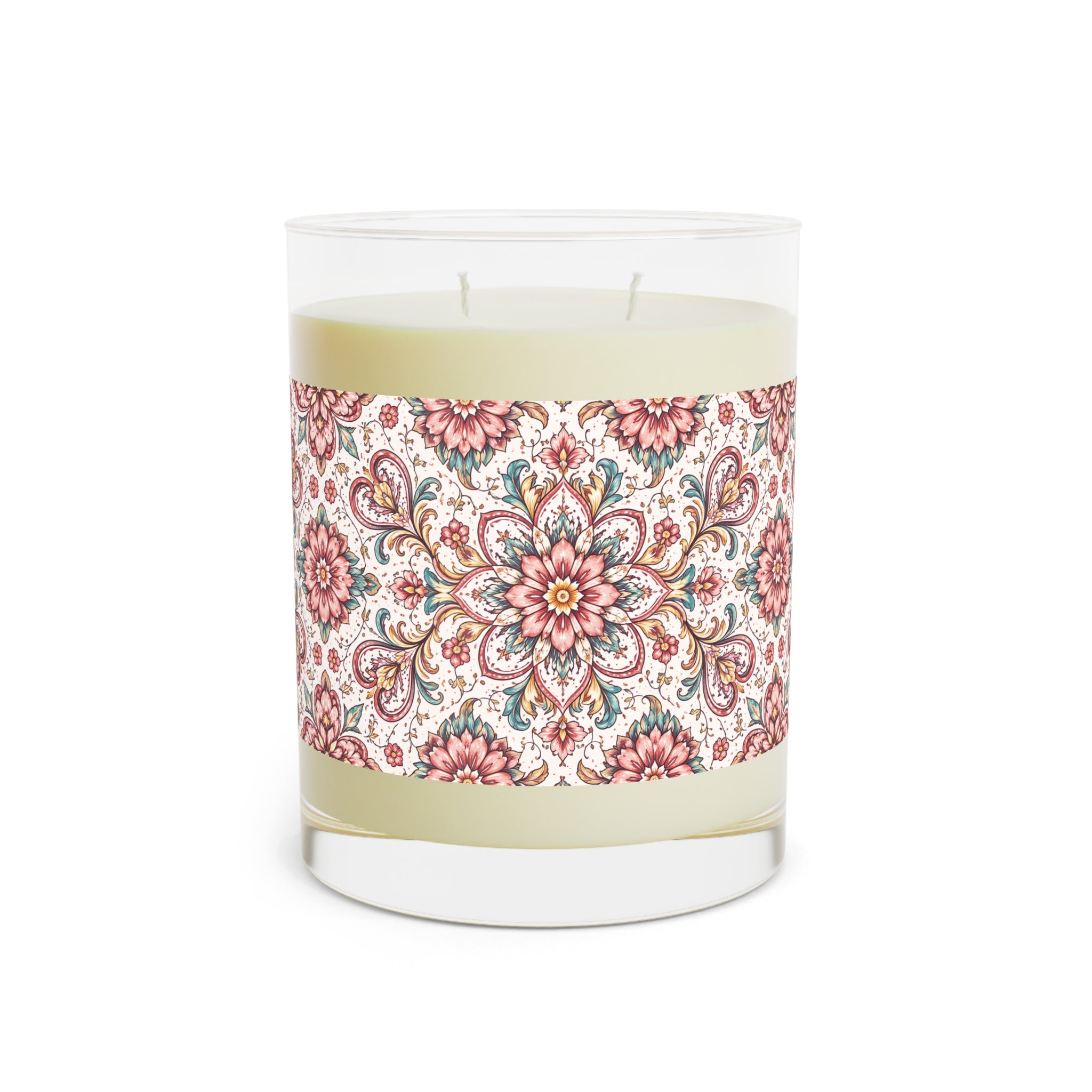 11oz Scented Glass Candle — Dusty Rose