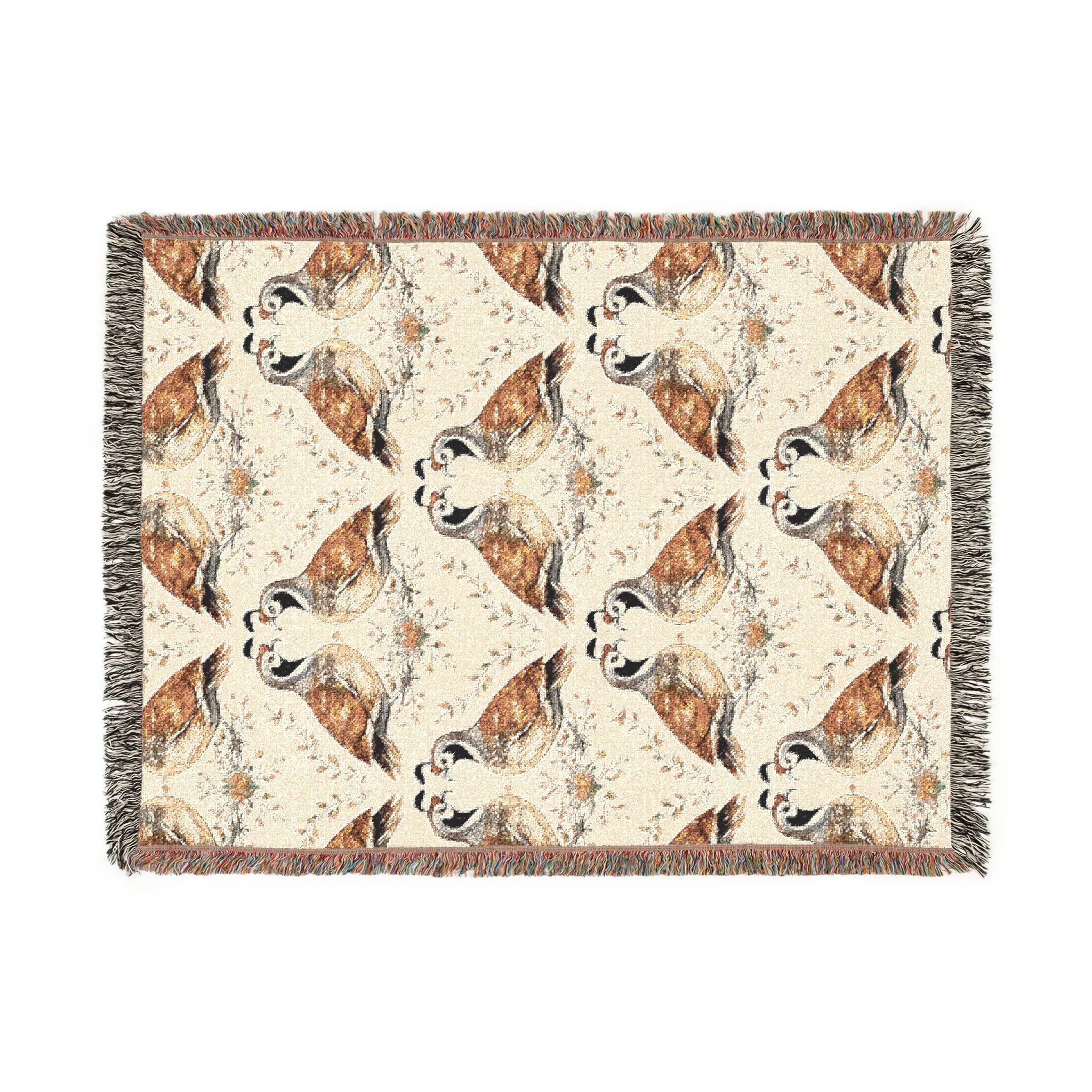 Woven Blanket — Can't Quail My Love Throw