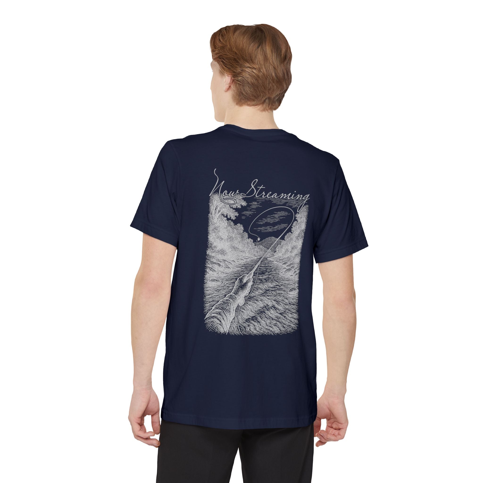 Pocket T-Shirt — Now Streaming Graphic Tee