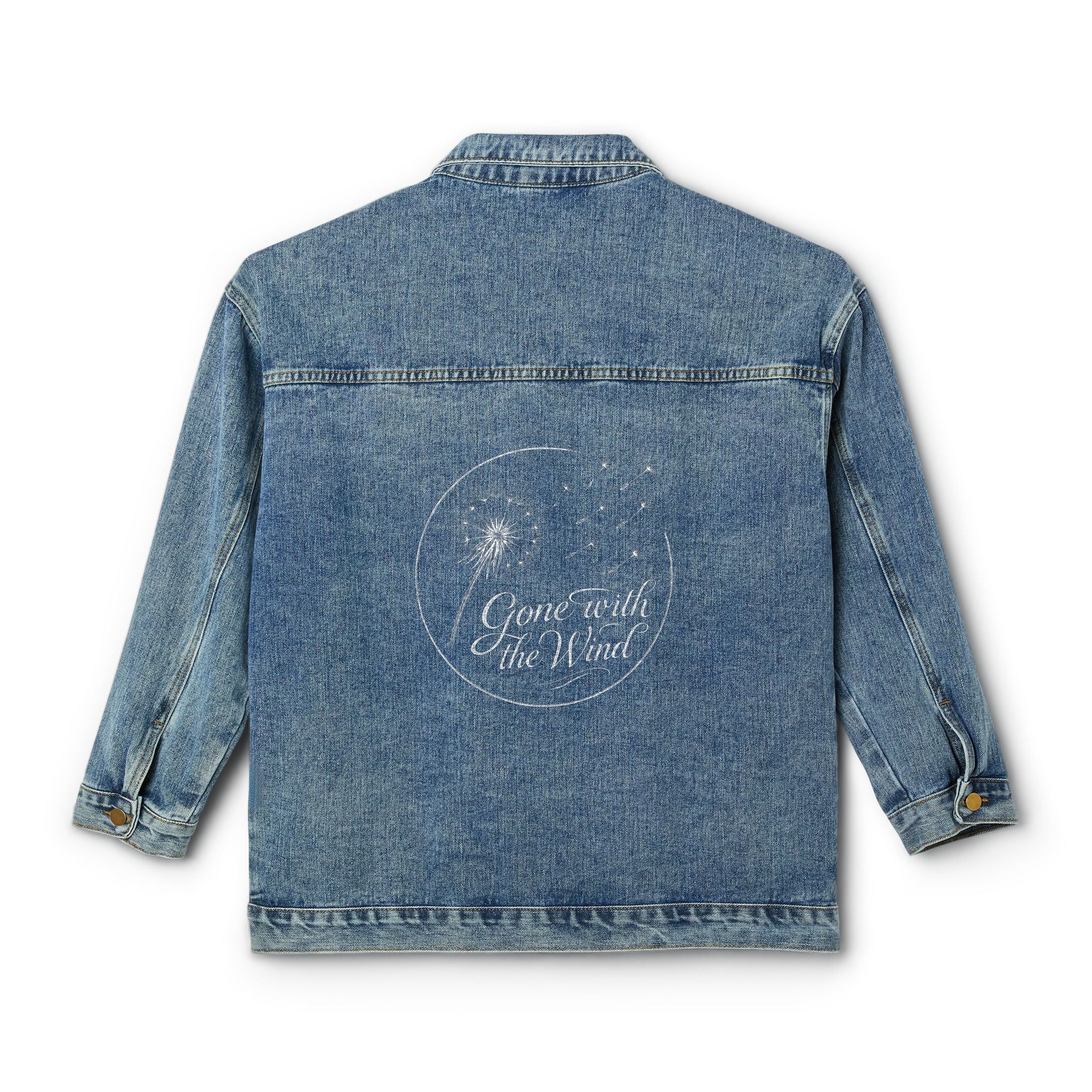 Classic Casual Jean Jacket - Gone With the Wind